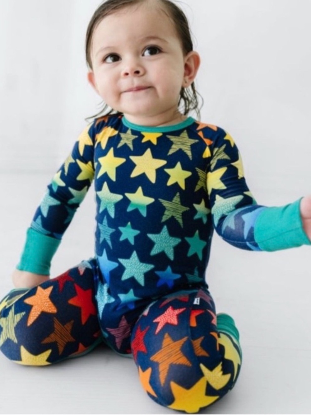 NWT Little Sleepies Shades of Stars Crescent Zippy